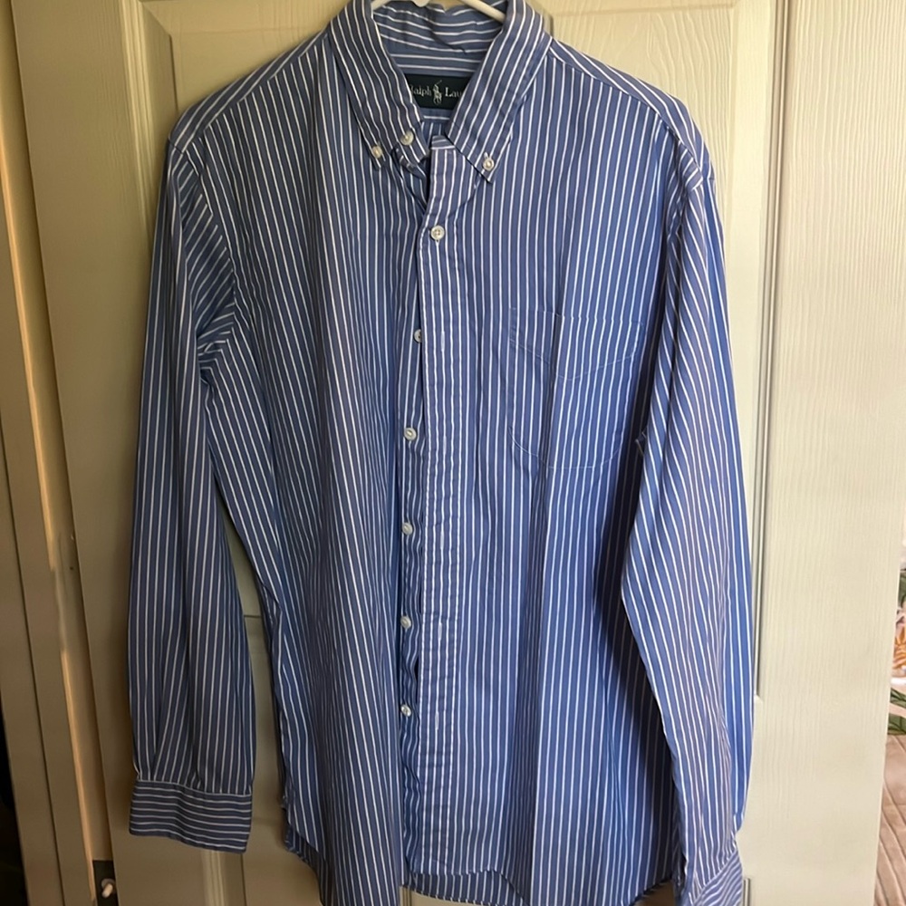 Men’s striped button down